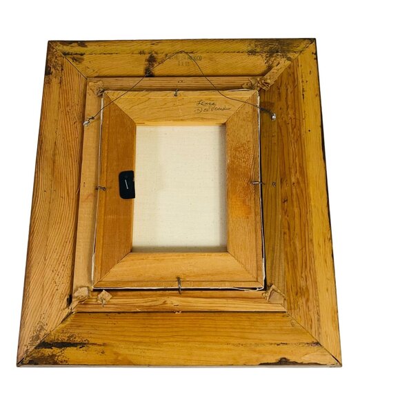 Hollywood Regency Original Floral Oil Painting Ornate Golden Wood Frame Signed - Picture 2 of 10